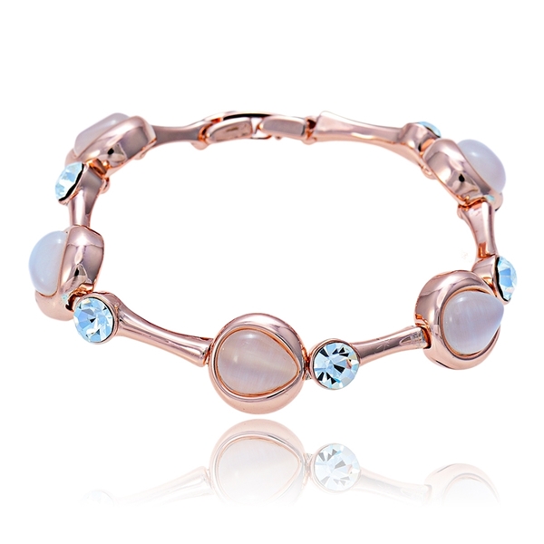 Picture of Best Opal (Imitation) Rose Gold Plated Bracelets