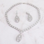 Show details for Good Quality Cubic Zirconia Casual Necklace and Earring Set