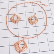 Picture of Charming Gold Plated Medium Necklace and Earring Set As a Gift