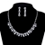 Picture of Shop Platinum Plated Luxury Necklace and Earring Set with Wow Elements