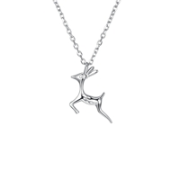 Show details for Staple Small 925 Sterling Silver Pendant Necklace