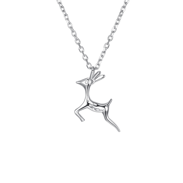 Picture of Staple Small 925 Sterling Silver Pendant Necklace