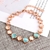 Picture of Trendy Rose Gold Plated Opal Fashion Bracelet with No-Risk Refund