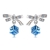 Picture of Best Swarovski Element Blue Dangle Earrings