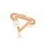 Show details for Moving Small Rose Gold Plated Fashion Rings