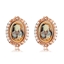 Show details for Good Quality Artificial Pearl Zinc Alloy Stud Earrings
