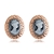 Picture of Eye-Catching Black Gold Plated Stud Earrings from Reliable Manufacturer