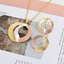 Show details for Designer Multi-tone Plated Dubai Necklace and Earring Set with No-Risk Return