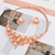 Picture of Irresistible Rose Gold Plated Dubai Necklace and Earring Set As a Gift