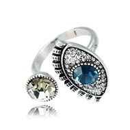 Picture of The Youthful And Fresh Style Of Zinc-Alloy Crystal Fashion Rings