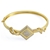 Picture of Well Produced Gold Plated Geometric Bangles