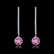 Picture of Romantic  Swarovski Element Single Stone Drop & Dangle