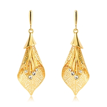Show details for Funky Casual Gold Plated Dangle Earrings