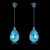 Picture of Great Swarovski Element Platinum Plated Dangle Earrings