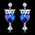 Picture of Good Swarovski Element Zinc Alloy Dangle Earrings