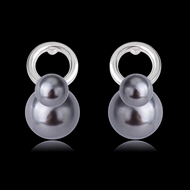 Picture of Fashion Artificial Pearl Classic Stud Earrings