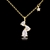 Picture of White Rose Gold Plated Pendant Necklace in Bulk