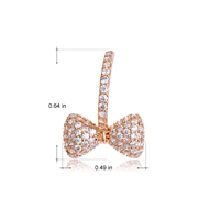 Picture of Delicate Cubic Zirconia Stud Earrings with Speedy Delivery