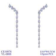 Picture of Great Cubic Zirconia Casual Dangle Earrings