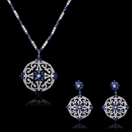 Picture of Luxury Big Necklace and Earring Set Online Only