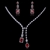 Picture of Great Value Red Cubic Zirconia Necklace and Earring Set at Factory Price
