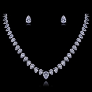 Picture of Casual Luxury Necklace and Earring Set with Fast Shipping