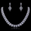 Show details for Impressive White Big Necklace and Earring Set with Low MOQ