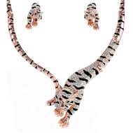 Picture of Amazing Leopard Zinc-Alloy 2 Pieces Jewelry Sets