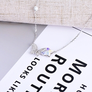 Show details for Bling Casual Swarovski Element Pendant Necklace