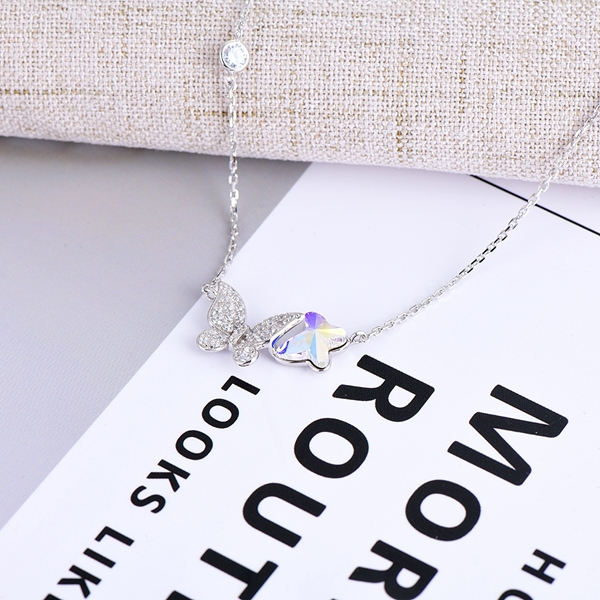 Picture of Bling Casual Swarovski Element Pendant Necklace