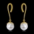 Picture of Unique Artificial Pearl Gold Plated Dangle Earrings