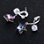Picture of Hypoallergenic Platinum Plated Zinc Alloy Stud Earrings with Easy Return