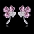 Picture of Purchase Platinum Plated Zinc Alloy Stud Earrings Exclusive Online