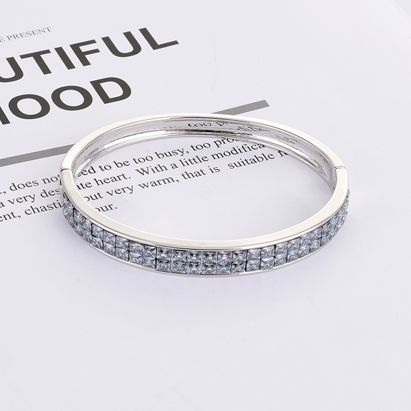 Picture of Most Popular Cubic Zirconia White Fashion Bracelet