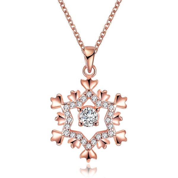 Picture of Nickel Free Rose Gold Plated Copper or Brass Pendant Necklace with No-Risk Refund