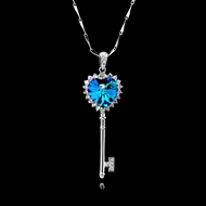 Picture of Good Quality Swarovski Element Key Pendant Necklace