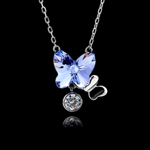 Show details for 925 Sterling Silver Butterfly Pendant Necklace with Unbeatable Quality
