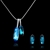 Picture of Beautiful Platinum Plated Valentine's Day 2 Pieces Jewelry Sets