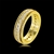 Picture of Inexpensive Platinum Plated Copper or Brass Fashion Ring of Original Design