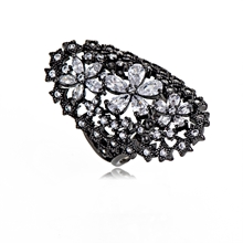 Show details for Copper or Brass Flower Fashion Ring from Certified Factory