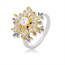 Show details for Copper or Brass Multi-tone Plated Fashion Ring with Unbeatable Quality