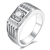 Picture of Brand New White Platinum Plated Fashion Ring Factory Supply