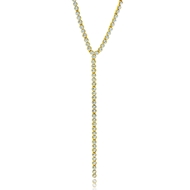 Picture of Buy Platinum Plated Concise Long Chain>20 Inches