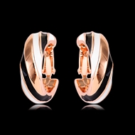 Picture of Low Price Rose Gold Plated Colorful Hoop Earrings from Trust-worthy Supplier