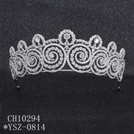 Show details for Luxury Cubic Zirconia Crown with Beautiful Craftmanship
