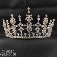 Show details for Copper or Brass Cubic Zirconia Crown As a Gift