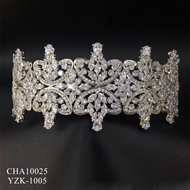Show details for White Cubic Zirconia Crown with Member Discount
