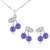 Picture of Buy Platinum Plated Zinc Alloy Necklace and Earring Set with Low Cost