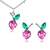 Picture of Fashion Swarovski Element Necklace and Earring Set with Fast Shipping