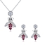 Show details for Good Quality Swarovski Element Zinc Alloy Necklace and Earring Set